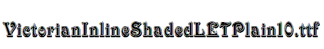 VictorianInlineShadedLETPlain10