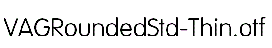 VAGRoundedStd-Thin