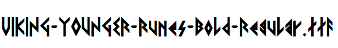 VIKING-YOUNGER-Runes-Bold-Regular