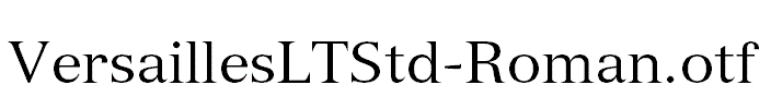VersaillesLTStd-Roman