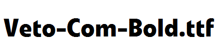 Veto-Com-Bold