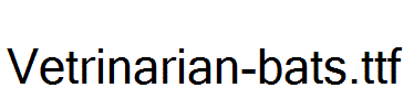 Vetrinarian-bats