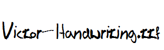 Victor-Handwriting