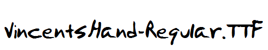 VincentsHand-Regular