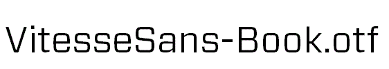 VitesseSans-Book