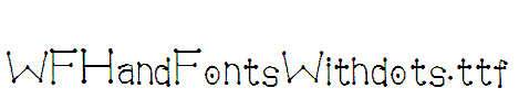 WFHandFontsWithdots
