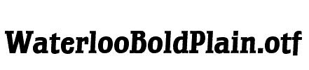 WaterlooBoldPlain