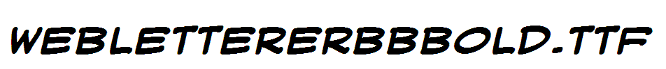 WebLettererBBBold