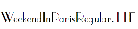 WeekendInParisRegular