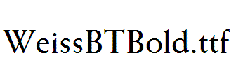 WeissBTBold
