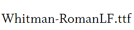 Whitman-RomanLF