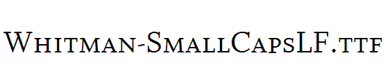 Whitman-SmallCapsLF