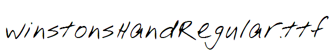 WinstonsHandRegular