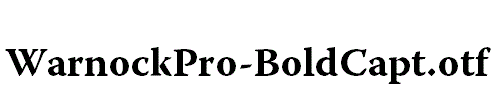 WarnockPro-BoldCapt