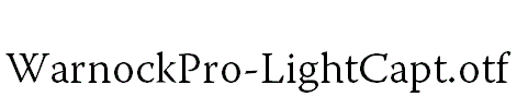WarnockPro-LightCapt