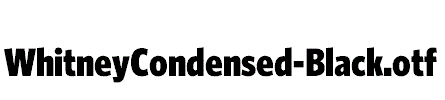 WhitneyCondensed-Black