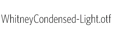 WhitneyCondensed-Light
