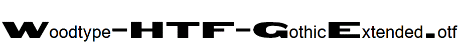 Woodtype-HTF-GothicExtended