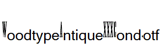 WoodtypeAntiqueXXXCond