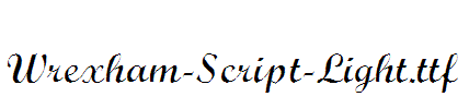 Wrexham-Script-Light