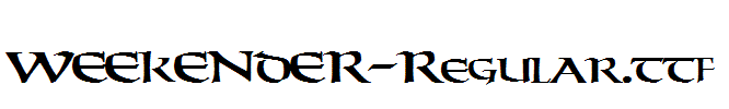 WEEKENDER-Regular