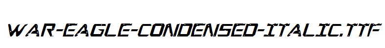 War-Eagle-Condensed-Italic