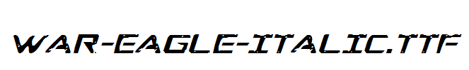 War-Eagle-Italic