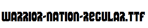 Warrior-Nation-Regular