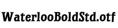 WaterlooBoldStd