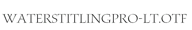 WatersTitlingPro-Lt