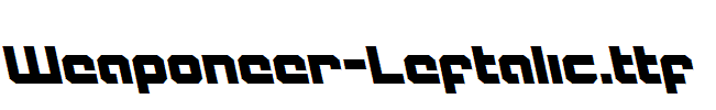 Weaponeer-Leftalic