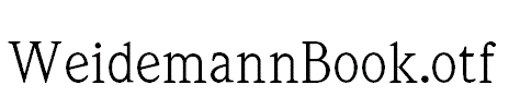 WeidemannBook