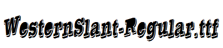 WesternSlant-Regular