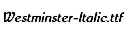 Westminster-Italic