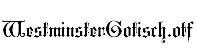 WestminsterGotisch