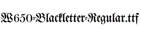 W650-Blackletter-Regular