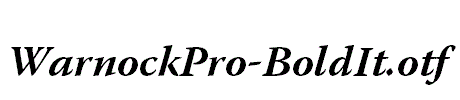 WarnockPro-BoldIt