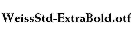 WeissStd-ExtraBold