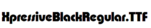 XpressiveBlackRegular
