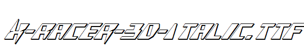 X-Racer-3D-Italic