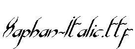 Xaphan-Italic