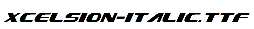 Xcelsion-Italic