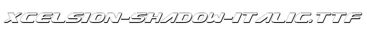 Xcelsion-Shadow-Italic