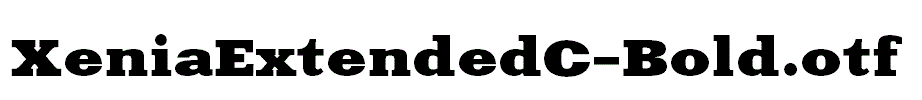XeniaExtendedC-Bold