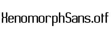 XenomorphSans