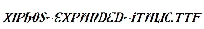 Xiphos-Expanded-Italic