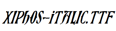 Xiphos-Italic