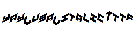 YAY_USA_Italic