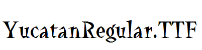 YucatanRegular