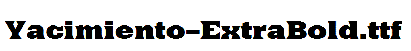 Yacimiento-ExtraBold